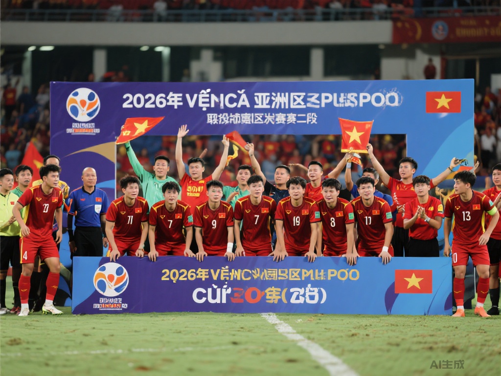 2026年世界杯亚洲区预选赛：越南队直接晋级预选赛第二阶段（2026世界杯亚洲区预选赛：越南队成功挺进第二轮）